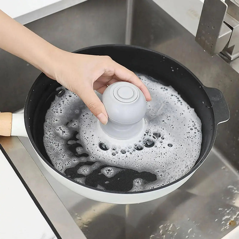 Cepillo de Cocina con Dispensador de Jabón Automático